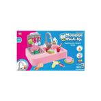 KAY-7020 MODERN PILLI LAVABO PEMBE -VRD Kız Erkek Çocuk Oyuncak Eğitici Oyuncaklar