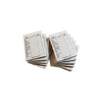 Kaya Çay Kahve Fişi Adisyon (A7) 7X10 cm Tek Nüsha 10 Adet / Cilt (Cep Boy)
