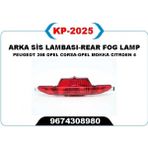 Kaya Matrixzn Reflektor Arka Tampon Orta Opel Corsa F 19- Mokka 20- Peugeot P208 15- Citroen C4 20- Ds3 18-