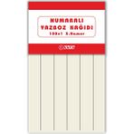 Kaya Yazboz Oyun Kağıdı 6 Haneli 3.hamur Kağıt 9.5 x 16.5 cm 10'lu