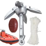 Kayak Demirleme - Bot Demirleme Seti,Katlanabilir Geri Çekilebilir Hızlı Serbest Bırakma Göl Kayak Rafting İskele Bağlama Aksesuarları