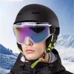 Kayak Gözlüğü Ventilli Güneş Kar Gözlük Gökkuşağı Snowboard Glasses Ekonomik Seri Gözlük - Standart - Çok Renkli