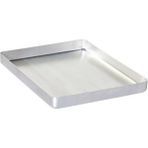 KAYALAR Eloksallı Alüminyum Tepsi, Baklava Börek Tepsisi - 45 cm - Gri