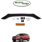 Kayaotoaks Ford Kuga Ön Kaput Koruma Rüzgarlığı 3Mm Akrilik (Abs) Parlak Siyah Deflektör 2017-2020