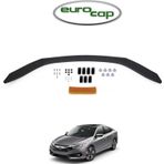 Kayaotoaks Honda Civic 10 Ön Kaput Koruma Rüzgarlığı 3Mm Akrilik (Abs) Parlak Siyah Deflektör 2016->