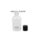 Kayapet 500 Adet Boş Yassı Pet Şişe Şampuan (Shampoo) Baskılı. 35 Cc. Otel Tipi Buklet Tek Kullanımlık Şişe