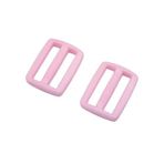 Kayar Tokalı Kayış Kemer Ayarlayıcı, 10 adet Çok Boyutlu Plastik Kaydırıcı Ayarlanabilir Toka Açık Hava Sırt Çantası Dokuma Parça Aksesuarları(Light Pink,14mm)