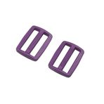 Kayar Tokalı Kayış Kemer Ayarlayıcı, 10 adet Çok Boyutlu Plastik Kaydırıcı Ayarlanabilir Toka Açık Hava Sırt Çantası Dokuma Parça Aksesuarları(Purple,14mm)
