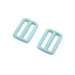 Kayar Tokalı Kayış Kemer Ayarlayıcı, 10 adet Çok Boyutlu Plastik Kaydırıcı Ayarlanabilir Toka Açık Hava Sırt Çantası Dokuma Parça Aksesuarları(Sky Blue,32mm)