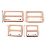 Kayar Tokalı Kayış Kemer Ayarlayıcı, 10 Adet Gül Altın Çanta Tokaları Metal OD Halka Klips Tokası Kaydırıcı Kanca Sırt Çantası Kemer Askısı DIY Donanım Dikiş Aksesuarları(F4 4,25mm 10Pcs)