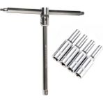 Kayasan Çok Amaçlı Mafsallı Lokma Cırcır Kolu 1/4-3/8-1/2 +1/4 Lokma 8-10-11-12 mm 6 Köşe