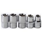 Kayasan Star Torx Lokma E8-E11-E16-E20-E22 mm - Gümüş