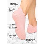Kaydırmaz Tabanlı Unisex Pembe Yoga, Pilates Ve Tavaf Çorabı | Konforlu Spor Patik Çorap 36-40 Pembe
