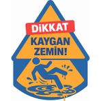 Kaygan Zemin Uyarı Levhası BetLam1 - Çok Renkli - 21*30