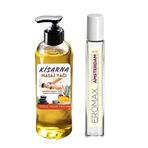 Kayganlaştırıcı Masaj Jeli Mango Aromalı 150 Ml Büyük Boy Boy Ve Parfüm Seti