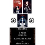 Kayıp Kıta Yayınları (Ciltli) Tomie / Eriyen Sınıf / Mimi'nin Dehşet Öyküleri Manga Seti (3 Kitap) / Junji Ito / 3 Adet Karakter Kartı ve Kitap Ayracı Hediye
