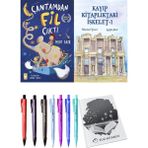 Kayıp Kitaplıktaki Iskelet 1 ve Çantamdan Fil Çıktı 2'li Set