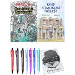 Kayıp Kitaplıktaki Iskelet 1 ve Çatıdaki Gezegen 2'li Set