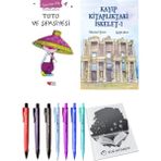Kayıp Kitaplıktaki Iskelet 1 ve Toto ve Şemsiyesi 2'li Set
