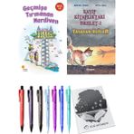Kayıp Kitaplıktaki Iskelet 2 Yaşayan Ölüler ve Geçmişe Tırmanan Merdiven 2'li Set - Kalem