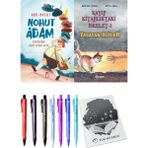 Kayıp Kitaplıktaki Iskelet 2 Yaşayan Ölüler ve Nohut Adam 2'li Set - Kalem