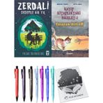 Kayıp Kitaplıktaki Iskelet 2 Yaşayan Ölüler ve Zerdali Dedemle Bir Yıl 2li Set + Hediyeli