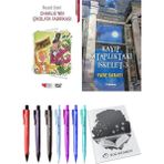 Kayıp Kitaplıktaki Iskelet 3 Fare Sarayı ve Charlie'nin Çikolata Fabrikası 2'li Set - Kalem