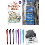 Kayıp Kitaplıktaki Iskelet 3 Fare Sarayı ve Pat Karikatür Okulu 2li Set + Hediyeli