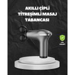 Kayıtel Teknolajık 4 Başlıklı Şarjlı Masaj Tabancası Bel Sırt Boyun Bacak Kas Rahatlatıcı Serı 20