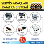 Kayıtlı Harddiskli Okul Servisi 4 Kameralı 320 GB Harddisk dahil Araç Kamera Seti
