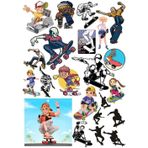 Kaykay Sticker Set 25 Parça Telefon, Tablet, Defter, Laptop Sticker