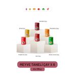 Kayla Gurme Meyve Taneli Çaylar Silindir Kutu 6 x 175 g (Karadut, Elma, Nane Limon, Mandalina, Kuşburnu, Nar)