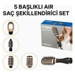 Kaymak Home 5 Başlıklı Air Saç Şekillendirici Set