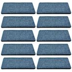 Kaymaz Bullnose Merdiven Basamakları Kapalı İmitasyon Sisal Ahşap Basamaklar için Halı Yolluk Çocuklar Yaşlılar için Yumuşak ve Rahat Merdiven Halısı Yeniden Kullanılabilir Yapışkan Kaymaz Özellik