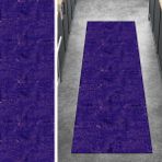 Kaymaz Mor Halı Yolluk 70 x 500 cm Yıkanabilir Soyut Tasarım Mutfak Koridor Yatak Odası için - Kapı ve Giriş Yolu için Kaymaz Uzun Paspas