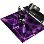 Kaymaz Ofis Koltuğu Mat Halı Kaplı Zeminler için 70x100 cm Halı Koruyucu Mat Oyun Koltukları için Düşük ve Kazık Halıları Korur