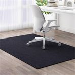 Kaymaz ofis koltuğu matı, ahşap, fayans ve parke zeminler için oyun zemin koruyucusu (100 x 150 cm, koyu gri) - Daha fazla dayanıklılık ve konfor için ergonomik masa aksesuarı