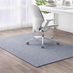 Kaymaz Ofis Koltuğu Paspası, Ahşap, Fayans, Parke için Oyun Zemin Koruyucu, Dayanıklı 120 x 150 cm Gri Halı, Masa Sandalyeleri için, Dayanıklı, Çizilmeye Dayanıklı