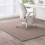 Kaymaz Ofis Koltuğu Paspası, Ahşap, Fayans ve Laminat için Oyun Zemin Koruyucu, 120 x 120 cm, Bej Kahverengi - Dayanıklı, Çizilmez, Kolay Temizlenen Yüzey