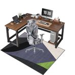 Kaymaz Ofis Koltuğu Paspası Halı Zeminler için 140x160 CM Oyun Koltuğu Paspası Zeminleri Düşük ve Kazık Olmayan Halılardan Korur Masalar, Ofisler ve Ev için Halı Koruyucu