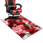 Kaymaz Oyun Zemin Mat Anti Patinaj Gürültü Engelleme ve Aşınmaya Dayanıklı Zemin Koruyucu Halı ve Parke Zeminler Ofis Koltuğu Mat Gamer Sandalye Halı 160x200 cm