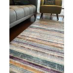 Kaymaz Taban Dekoratif Baskılı Halı Kilim Kırçıl Canlı Renkler Karışık-100x300