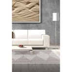 Kaymaz Taban Djt Salon Halı Trend Saçaklı İskandinav F5085 F5085K1-7, Mürdüm, 80 x 300