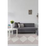 Kaymaz Taban Djt Salon Halı Yıldız Deri İskandinav F5085 F5085D2-7, Mürdüm, 100 x 200
