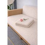 Kaymaz Taban Koltuk & Kanepe Örtüsü 180 x 220 cm Saçaklı ve Yumoş Modeller - Ekru