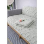 Kaymaz Taban Koltuk & Kanepe Örtüsü 180 x 220 cm Saçaklı ve Yumoş Modeller - Yeşil