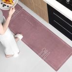 Kaymaz Yeşil Mutfak Zemin Paspası, Yıkanabilir ve Su/Yağ Emici Kauçuk Halı, Büyük İç Mekan Giriş Halısı, Koridor ve Lavabo Alanı için İdeal, Mükemmel Banyo Bölgesi Paspası