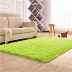 Kaymaz Yıkanabilir Oturma Odası Halısı 180 x 190 cm Uzun Tüylü Yumuşak Halı Oturma Odası, Koridor, Yatak Odası ve Dış Mekan Kullanımı için Gri