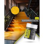 Kaymaz Zemin Boyası, Reçine Esaslı, Dayanıklı ve Uzun Ömürlü Yaya Yüzeyi Boyası, Iç ve Dış Mekan - 3 Kg - Ral: 9005 (Siyah)
