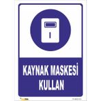 Kaynak Maskesi Kullan Levhası - Galvaniz Saç 0.4mm - 15X21 cm - Tekli